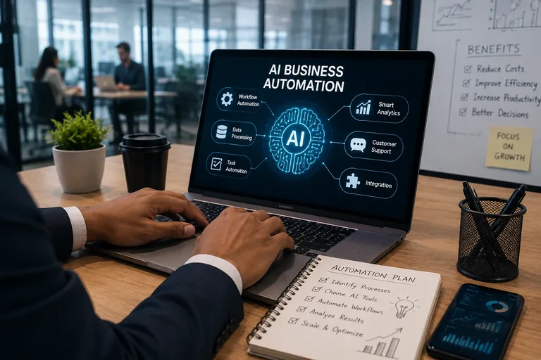 AI Business Automation: What It Is, How It Works & Business Ideas