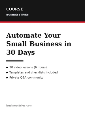 Automate Your Small Business in 30 Days cover