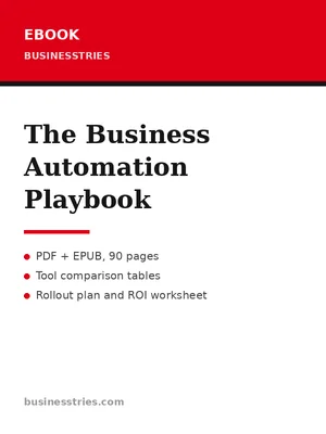 The Business Automation Playbook cover