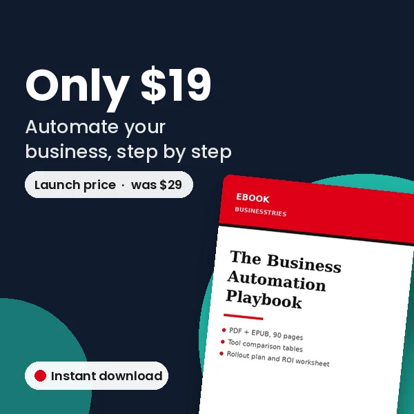 The Business Automation Playbook