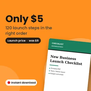New Business Launch Checklist