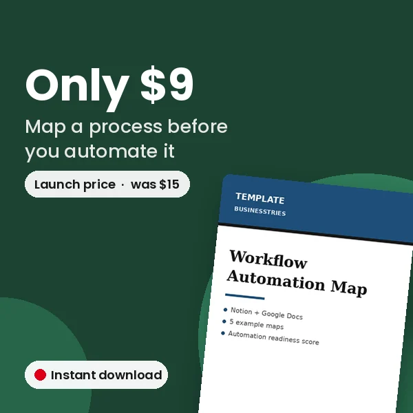 Workflow Automation Map