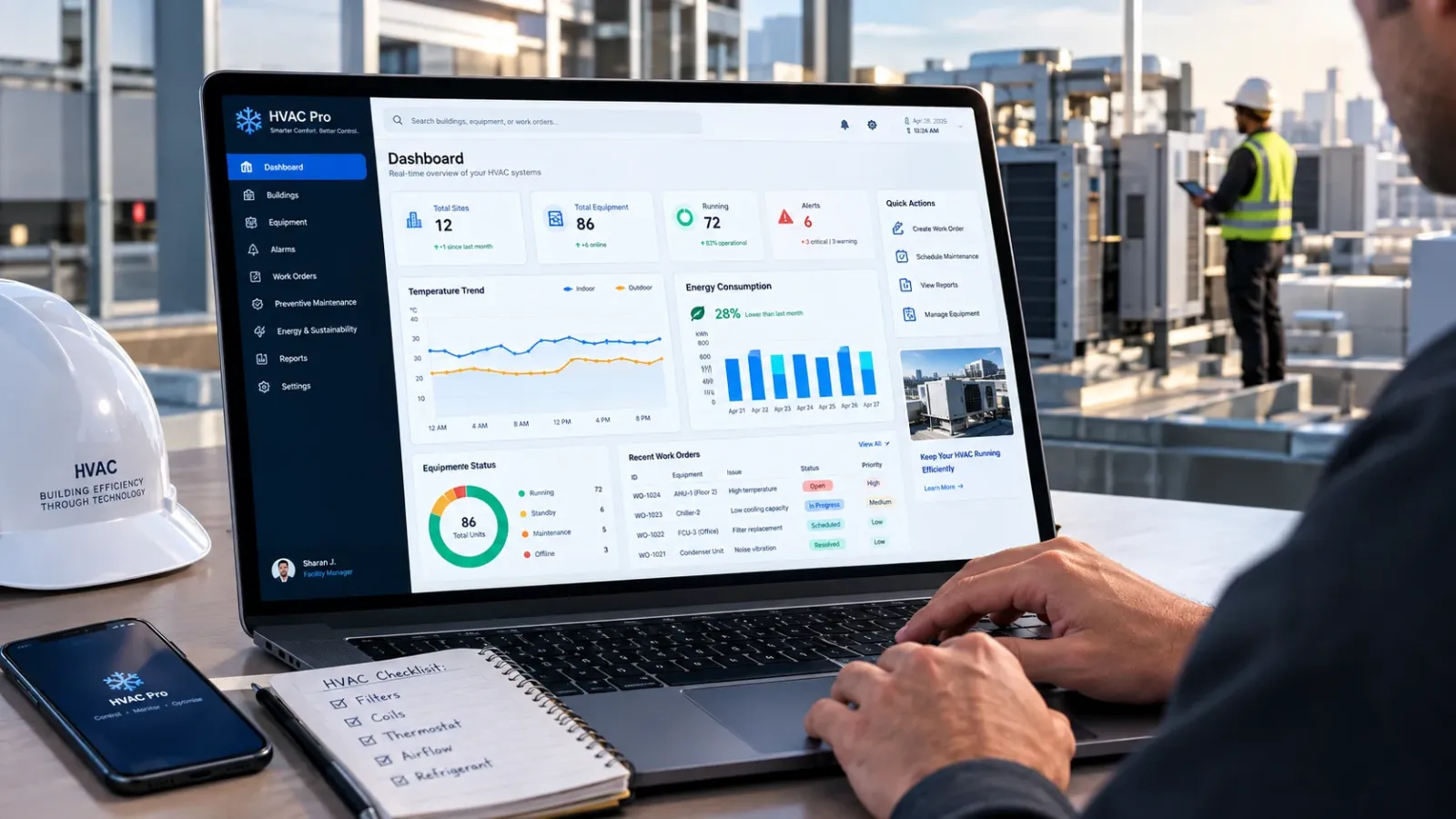 Best HVAC Software: Automate Your Field Ops Dispatcher using HVAC software to assign technicians on a live dispatch board