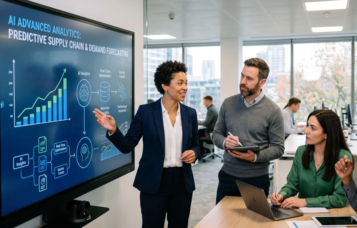 How Businesses Can Use AI and Technology Effectively Businesses using AI and technology to improve efficiency and decision making